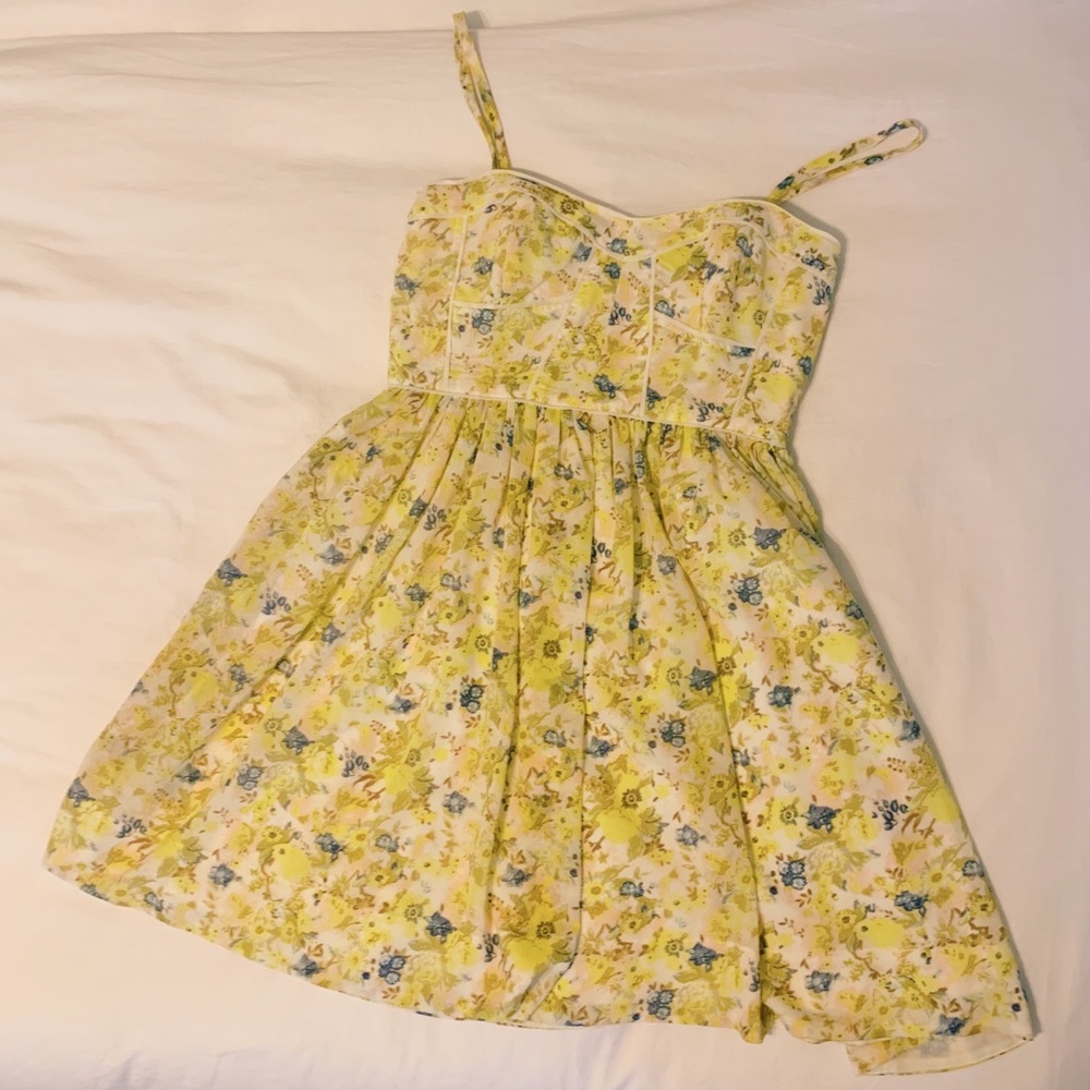 Floral semi formal dress